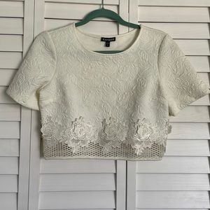 Express floral crop top